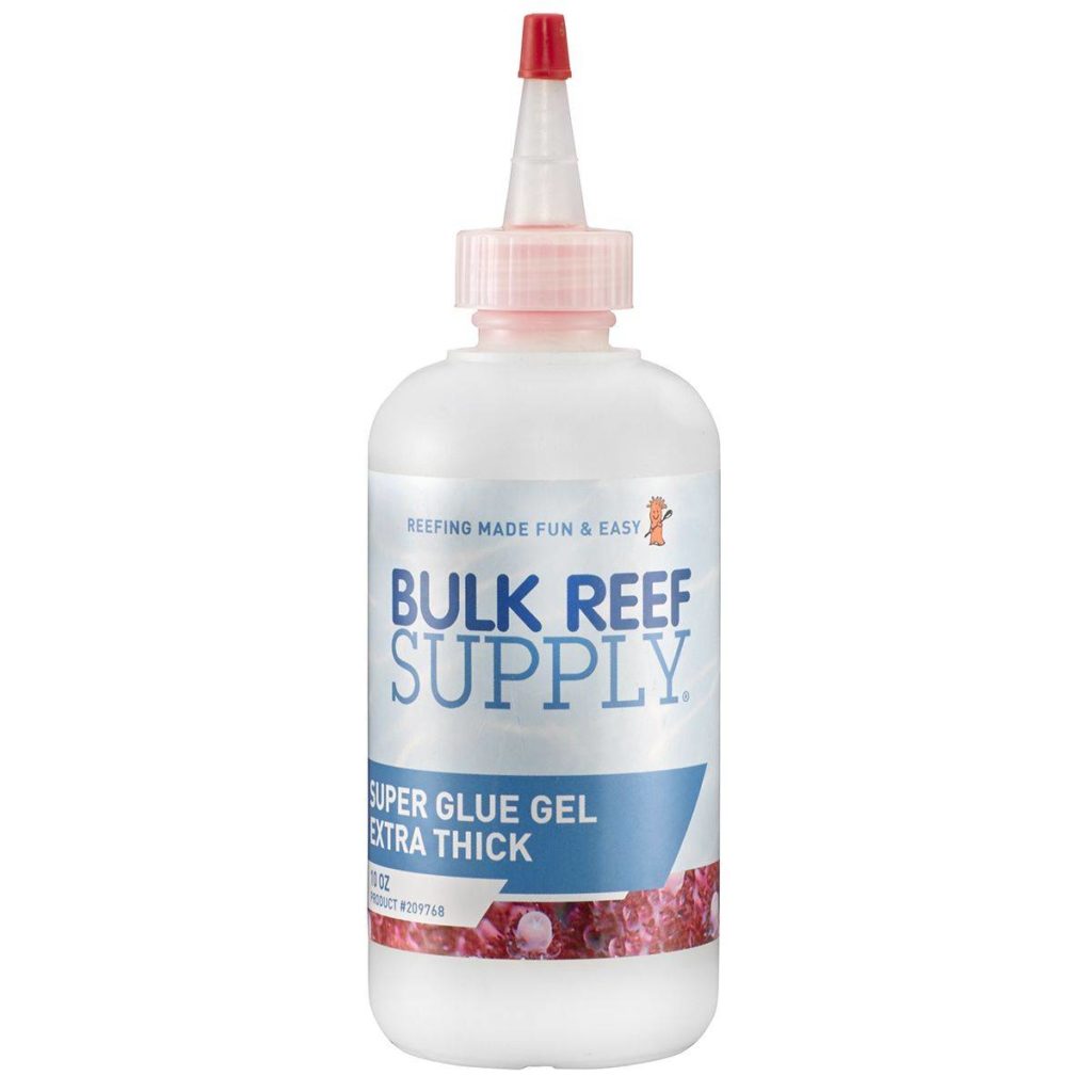 BRS 10 oz. Bottle Extra Thick Gel Super Glue Bulk Reef Supply Frag Box Corals
