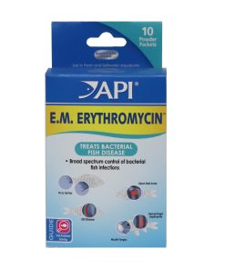 API E.M. Erythromycin Freshwater & Saltwater Fish Powder Medication