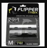 Flipper Replacement Blades Stainless Steel (2-Pack) [ XL Model Scraper ]